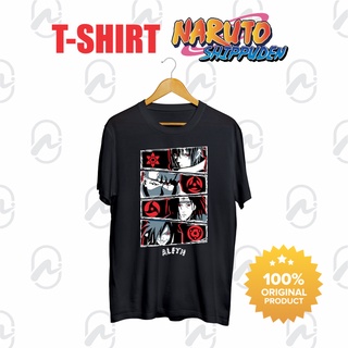 เสื้อยืดผ้าฝ้าย เสื้อยืด ลายการ์ตูนนารูโตะ SHARINGGAN CLAN UCHIHA ALFATH DISTRO