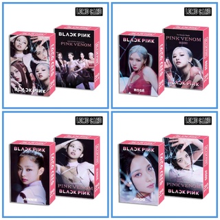 โปสการ์ด BLACKPINK ALBUM PINK VENOM Rose Lisa Jisoo Jennie Lomo จํานวน 30 ชิ้น ต่อกล่อง