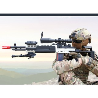 m14ebr sniper electric burst soft bullet gun ปืนของเล่น