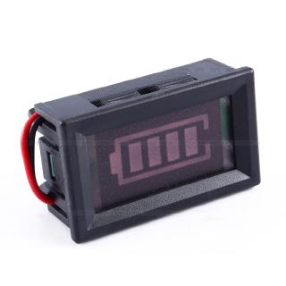 กรดนำแบตเตอรี่ตัวบ่งชี้ความจุของแบตเตอรี่ LED Tester โวลต์มิเตอร์แบบดิจิตอล 12V