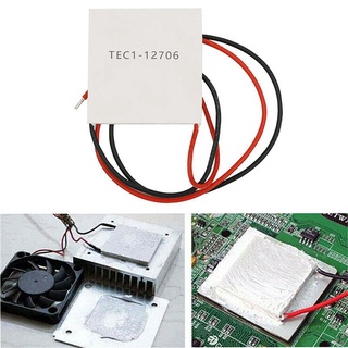 ขายดี แผ่นทําความเย็นเทอร์โมอิเล็กทริก ฮีทซิงค์ TEC1-12706 TEC1-12706 12V 6A