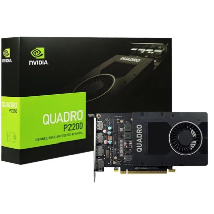การ์ดจอ Quadro P2200 มือสอง การ์ดทำงาน เล่นเกมส์ ประกันยาว