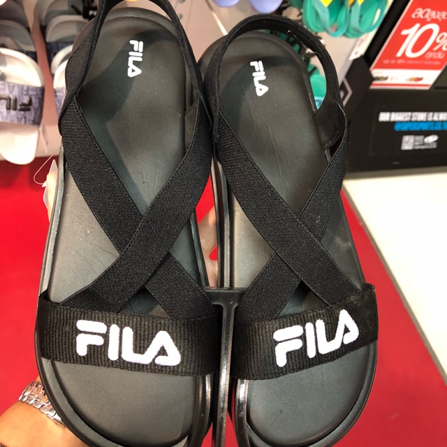 New!! 🌈 รองเท้าแตะFilaรัดส้น 🎉 สวยมาก  สีดำ ชิคๆ คูลๆ