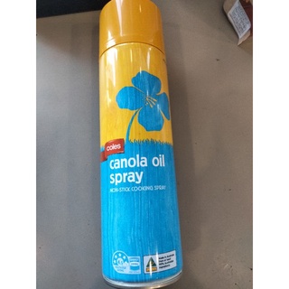 Coles Canola Oil Spray น้ำมัน คาโนล่า ออย สเปรย์ 400 กรัม