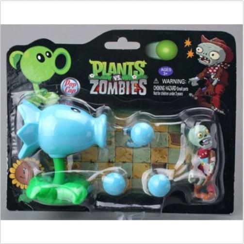 Plants Vs Zombies Pvz Snow Pea Abs Shooting Bullets Figure Toy Gift For Kids - exclusive rhino funds roblox