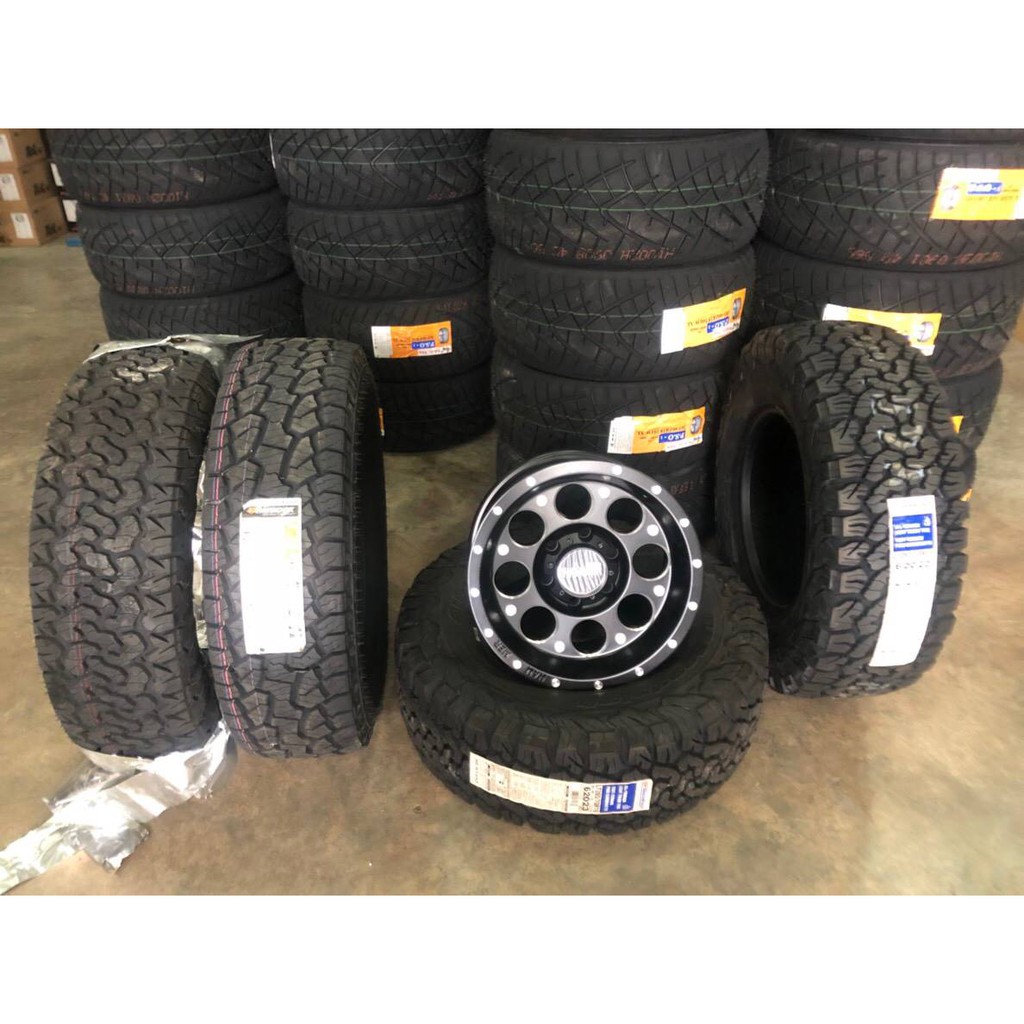 ล้อแม็กซ์  16"MAX by LENSO+BF Goodrich 265/75/16"