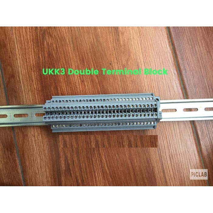 Double Terminal Block / 2 ชั้น Terminal Block ประเภท UK K-3N 2.5mm