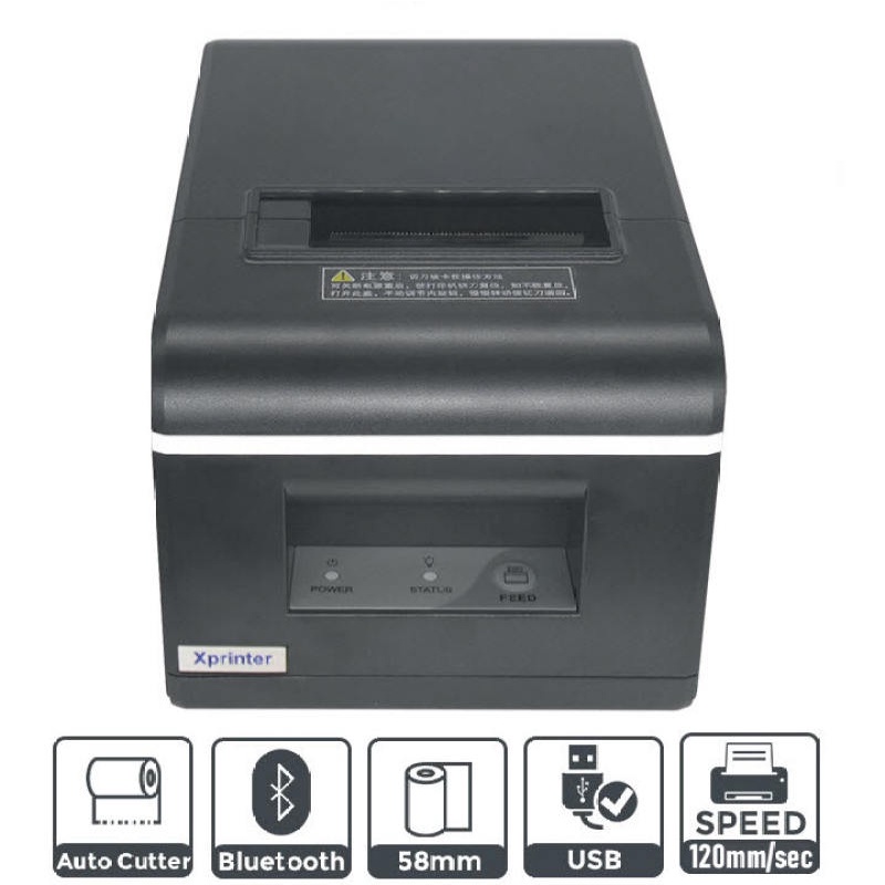 Xprinter XP-Q90EC เครื่องพิมพ์บลูทูธไร้สาย รูปที่ 4