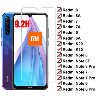 For Xiaomi Mi Redmi Note 5 6 7 8 9 10 7A 8A 8T 9S 9A 9i 9T 10S K20 K30 K40 K30S A2 Prime Pro Lite Plus Max Ultra 4G 5G ฟิล์ม ฟิล์มกระจก อุปกรณ์กันรอยหน้าจอ ฟิล์มกระจกนิร