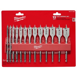 ชุดดอกใบพาย Milwaukee 13PC Flat Boring Bit Set