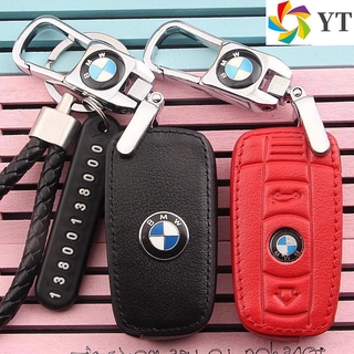 เคสกุญแจรีโมทรถยนต์ แบบหนัง สําหรับ BMW x1 E60 E61 E82 E87 E88 E90 E91 E92 G30 E60