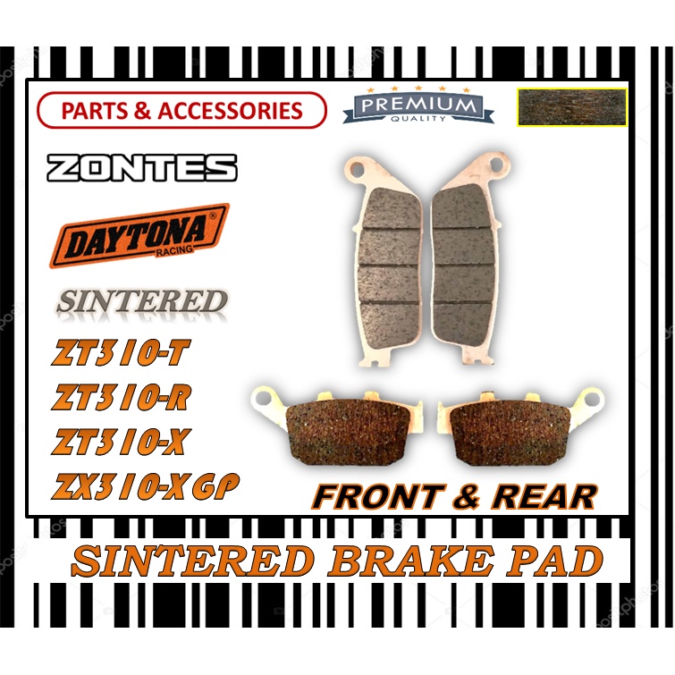 ZONTES ZT310 T ZT310 R ZT310 X ZT310 X GP ผ้าเบรคชุดรวมทุกอย่างยาว LIFE DAYTONA