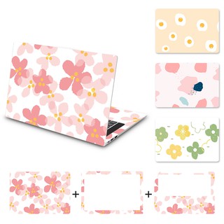 DIY Lovely Flower Cover Laptop Sticker Art Decal 13.3/14/15/15.6/17/17.6 inch Laptop Skin Decoration