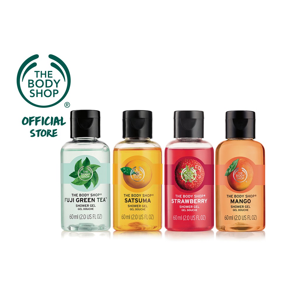 THE BODY SHOP SHOWER GEL TRAVEL SIZE เดอะบอดี้ ช็อป ชาวเวอร์ เจล ขนาด