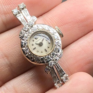 LONGINES Diamond vintage 1930, lady size 14x33 mm