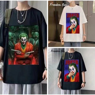 New✨เสื้อผ้าแฟชั่นผู้ชาย เสื้อยืด ลายโจ๊กเกอร์ Joker เสื้อยืดคอกลมผู้ชาย