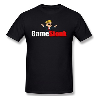 [S-5XL]เสื้อยืดแขนสั้น พิมพ์ลาย GameStonk WallStreetBets GME To The Moon สไตล์คลาสสิก แฟชั่นสําหรับผู้ชาย