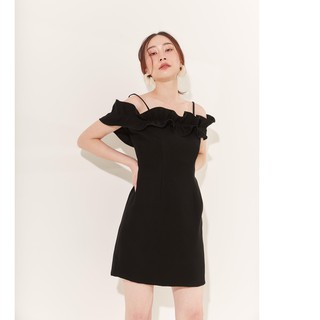 Le qua - Daisy ruffle dress **pre-order 7-14 วัน**