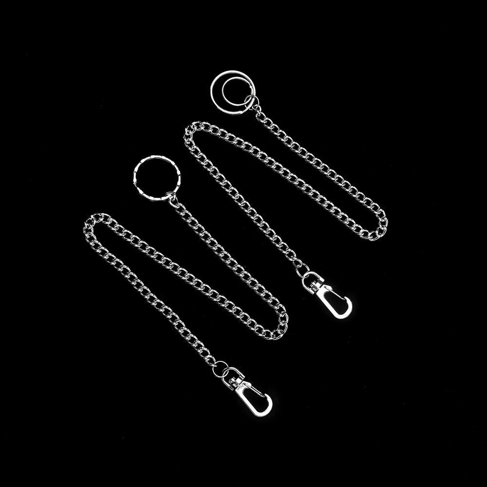 AOPHEKM Pants KeyChain Rock Fashion Metal Key Chains Clip - รูปที่ 5