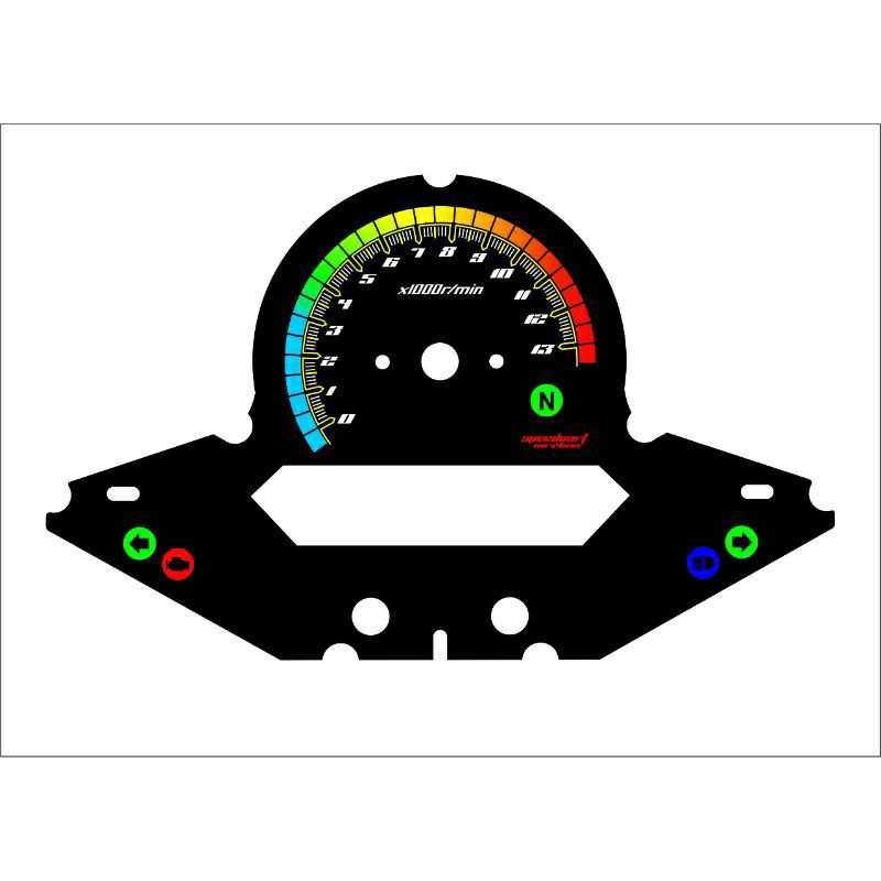 แผงเรือนไมล์ CBR 150/250 K45