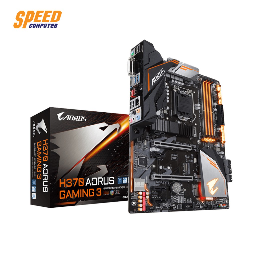 [ผ่อน 0%]GIGABYTE AORUS H370 GAMING3 MAINBOARD (เมนบอร์ด)  By Speedcom