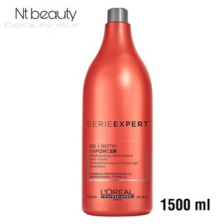 Loreal Inforcer shampoo 1500 ml แชมพู ลอรีอัล อินฟอร์เซอร์ L’Oréal