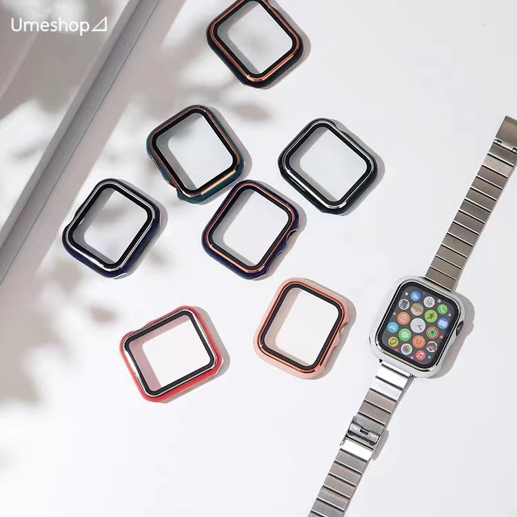 สินค้าใหม่ ( พร้อมส่งจาก ) เคส watch 7/6/5/4/3 40/41mm 44/45mm case watch 7 PC พร้อมกระจกกันรอยหน้าจอ