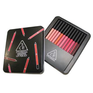 3CE Drawing Lip Pen Kit 1 Set เซ็ตดินสอลิปไลเนอร์