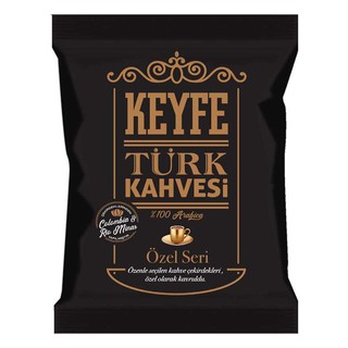 กาแฟตุรกี Turkish Coffee  กาแฟบด กาแฟอาราบิก้า Keyfe Özel Seri 100 G แบรนด์ Keyfe สินค้าจากตุรกี Exp13 12 2022  พร้อมส่ง