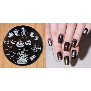 Nail art plate (hehe-57) แผ่นพิมพ์ลายเล็บ