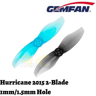 Gemfan Hurricane 2015 ใบพัด 2 ใบพัด 2 นิ้ว 1 มม. 1.5 มม. (เลือกได้) (4 คู่ 8 ชิ้น) Gem2015