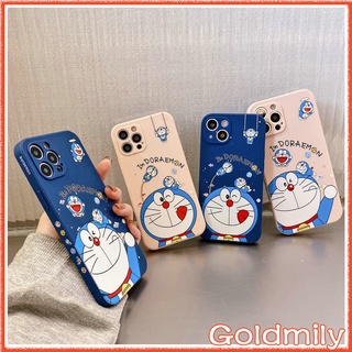 🔥 เคสไอโฟนโดเรม่อน ลายแถบข้างสำหรับ เคสไอโฟน13 Pro Max เคสขอบเหลี่ยมซิลิโคนแบบนิ่ม Apple iPhone 13 iPhone 12 Pro Max เคสไอโฟน8+ SE 2020 เคสไอโฟน11 iPhone 13 Pro iphone 11 pro max iphone 6s เคสไอโฟน7พลัส xs max iphone 7 plus SE2020 iphone xr max 8 plus X