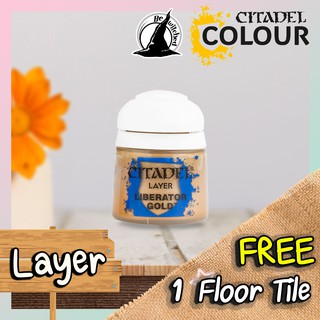 (Layer) LIBERATOR GOLD : Citadel Paint แถมฟรี 1 Floor Tile