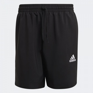 Adidas กางเกงกีฬาผู้ชาย AEROREADY Essentials Chelsea Small Logo Shorts | Black / White ( GK9602 )