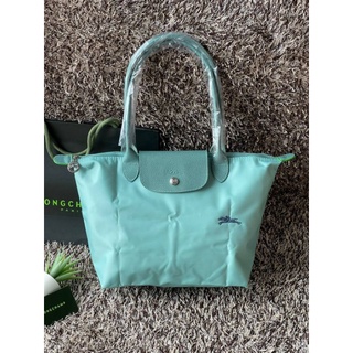 @1,580.-(Size S หูยาว)🔥🔥New Modern On Sale ลด 7 % + 📍(แถมพวงกุญแจ)🔥🔥💯LONGCHAMP LE PLIAGE GREENShoulder bag S