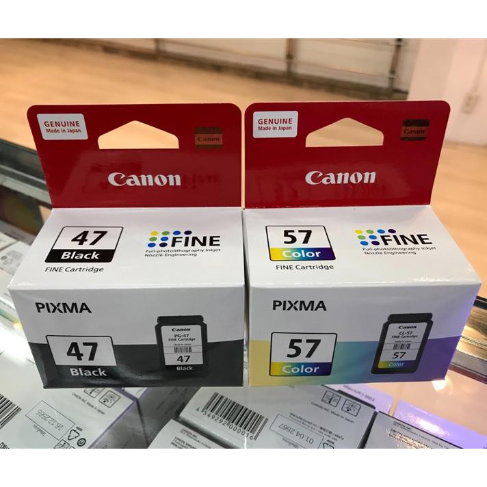 หมึกแท้ ตลับหมึกอิงค์เจ็ท Canon Ink PG-47 / CL-57  สีดำ และ สี ของแท้ 100% รูปที่ 7