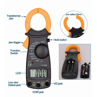 เครื่องวัดกระแสไฟฟ้าและแรงดัน แคลมป์มิเตอร์ Digital Clamp Meter DT-3266L