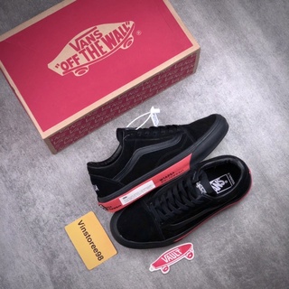 Vans oldskool vault OG X WTAPS WTVUA รองเท้าผ้าใบลําลอง สีดํา สีส้ม พรีเมี่ยม ของแท้