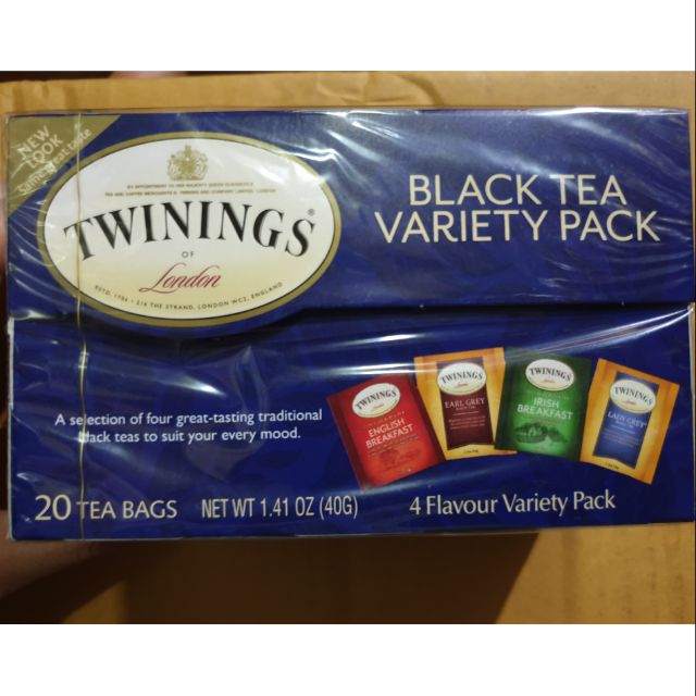 Twinings Black Tea Variety Pack 20Bags