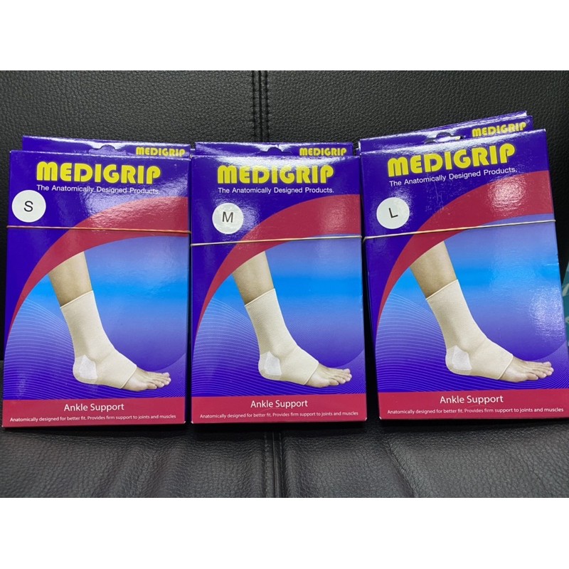 Medigrip รัดข้อเท้า ปิดส้น (Ankle support) Size S/M/L