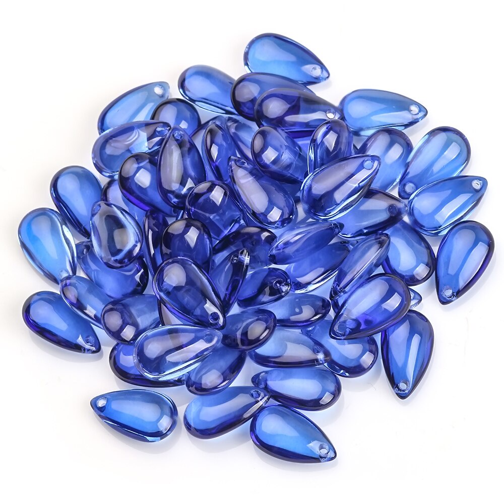 ชุดลูกปัดแก้ว สีแดง 8X13 มม. (ขนาดรู 1.5 มม.) สําหรับทําเครื่องประดับ สร้อยคอ แหวน ต่างหู แฮนด์เมด Diy 30 ชิ้น - รูปที่ 4