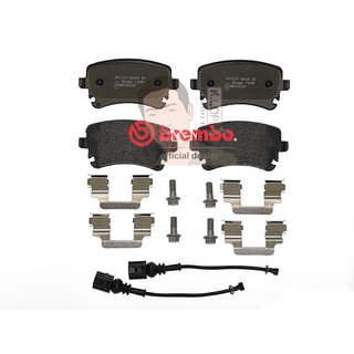 P85 083B ผ้าเบรก-R-แท้ BREMBO รุ่น Black : VX คาราเวล Caravelle T5 ปี03,ปี09 " เครอป อะไหล่ยนต์"