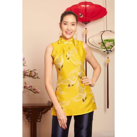 เสื้อคอจีนงานแบรนด์carisa