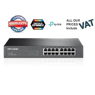TP-LINK Gigabit Switching Hub 16Port (13") TL-SG1016D (Black) -LIFE TIME (BY SYNNEX SERVICE CENTER)