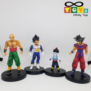 โมเดล ดราก้อนบอล Model Dragonball  4ตัว ฐานดำ