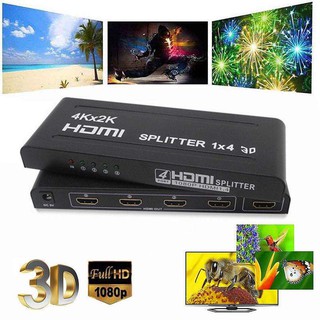 Full HD 1080P 1.4V HDMI 1X4 HDMI Splitter 1 In 4 Out HDMI Video Audio Converter Support 4kx2k 3D,CEC Fo