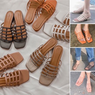 Grid sandals สูง1นิ้ว