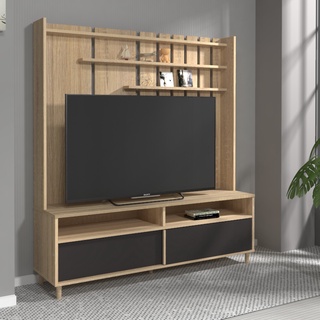 Inhome Furniture ชั้นวางทีวี พร้อมชั้นโชว์ W160xD40xH178 รุ่น SC-1612 Inhome Tv entertainment unit W160xD40xH178 SC-1612