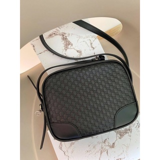 🦋สินค้าพร้อมส่ง🦋  New🍥Gucci Bree Leather Crossbody Size : 8.5" (L) × 6.5" (H) × 3" (D) สวย เรียบ หรู ราคาดีมากก