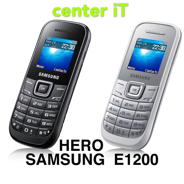 เครื่องมือถือ Samsung Hero E1200 3G มีสีขาว และ สีดำ